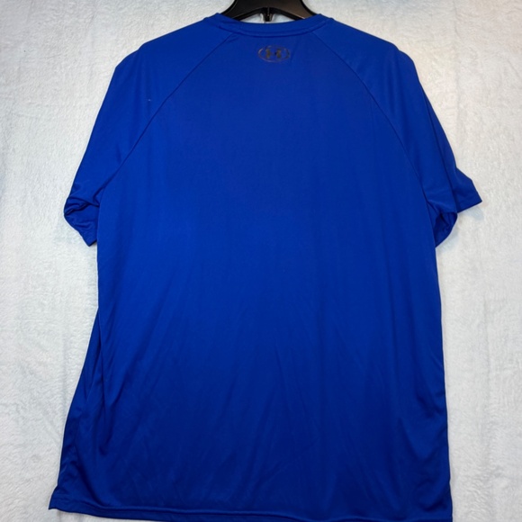 Under Armour T-Shirt Mens Size XL Blue Loose Performance Round Neck - Picture 7 of 7